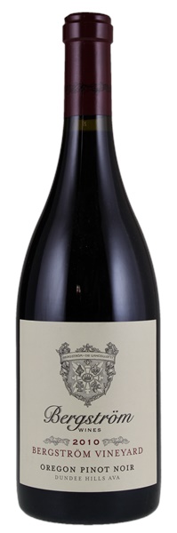 2010 Bergstrom Winery Bergstrom Vineyard Pinot Noir, 750ml