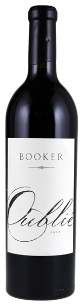 2012 Booker Vineyard Oublie, 750ml