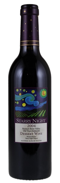 2004 Starry Night Old Vine Zinfandel Dessert Wine, 500ml