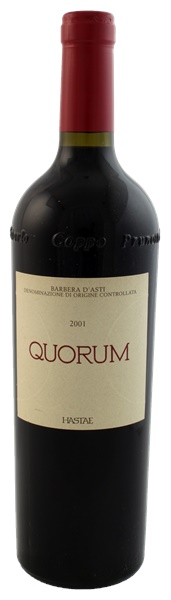 2001 Hastae Barbera d'Asti Quorum, 750ml