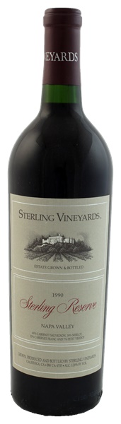 1990 Sterling Vineyards Reserve Red Table Wine (SVR), 750ml