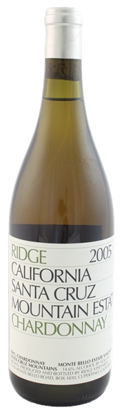 2005 Ridge Santa Cruz Mountain Estate Chardonnay, 750ml