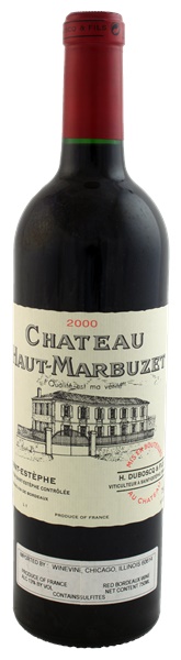 2000 Château Haut-Marbuzet, 750ml