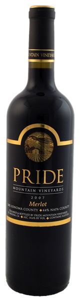 2007 Pride Mountain Merlot, 750ml