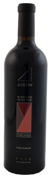 2010 Justin Vineyards Reserve Isosceles, 750ml