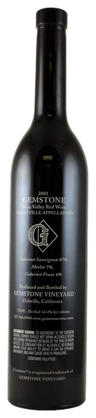 2001 Gemstone Proprietary Red, 750ml
