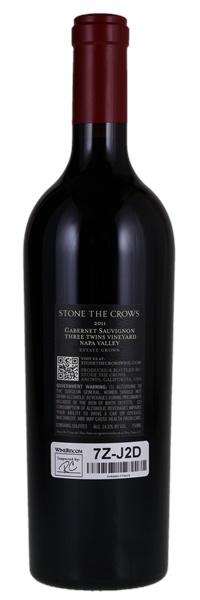 2011 Stone The Crows Three Twins Vineyard Cabernet Sauvignon, 750ml