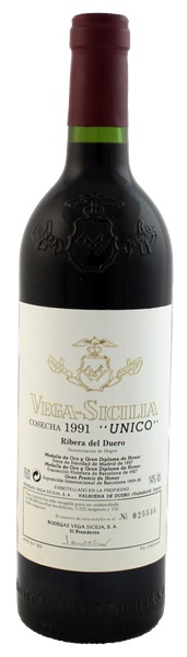1991 Vega Sicilia Unico, 750ml