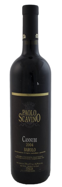 2004 Paolo Scavino Barolo Cannubi, 750ml