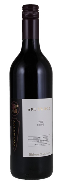 2003 Arlewood Estate Single Vineyard Shiraz (Screwcap), 750ml