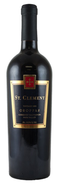 2003 St. Clement Oroppas, 750ml