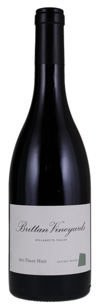 2011 Brittan Vineyards Gestalt Block Pinot Noir, 750ml