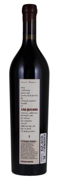 2004 Sine Qua Non Covert Fingers Pinot Noir, 750ml