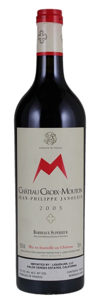 2005 Château Croix Mouton, 750ml