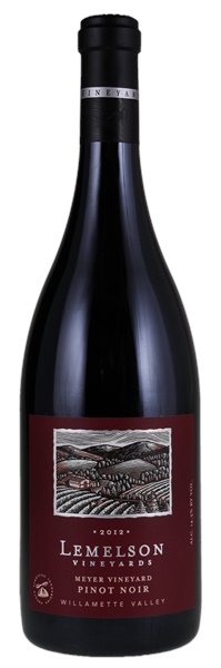 2012 Lemelson Vineyards Meyer Vineyard Pinot Noir, 750ml