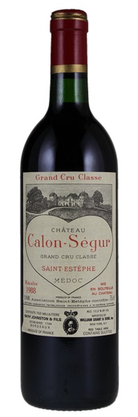 1988 Château Calon-Segur, 750ml