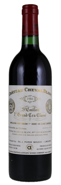 1981 Château Cheval-Blanc, 750ml