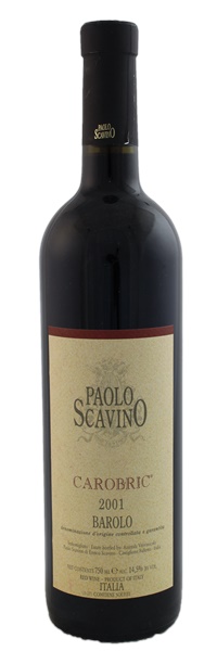 2001 Paolo Scavino Barolo Carobric, 750ml