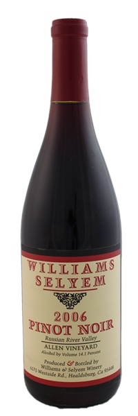 2006 Williams Selyem Allen Vineyard Pinot Noir, 750ml
