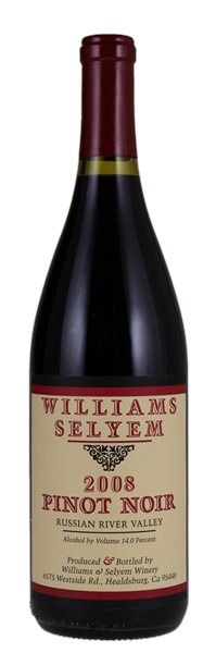 2008 Williams Selyem Russian River Valley Pinot Noir, 750ml