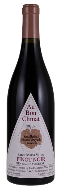 2005 Au Bon Climat Historic Vineyard Collection Bien Nacido Vineyard Pinot Noir, 750ml