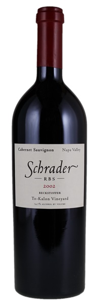 2002 Schrader RBS Beckstoffer To Kalon Vineyard Cabernet Sauvignon, 750ml