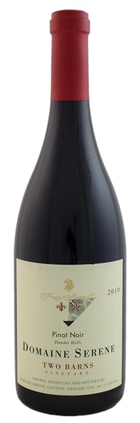 2010 Domaine Serene Two Barns Vineyard Pinot Noir, 750ml
