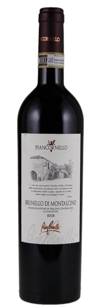 2008 Piancornello Brunello di Montalcino, 750ml