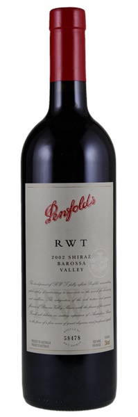 2002 Penfolds RWT (Red Wine Trials) Shiraz, 750ml