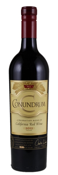 2012 Conundrum California Red Wine (Screwcap), 750ml