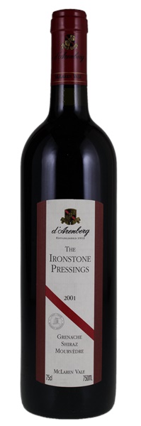 2001 d'Arenberg The Ironstone Pressings, 750ml