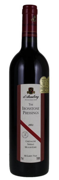 2002 d'Arenberg The Ironstone Pressings, 750ml