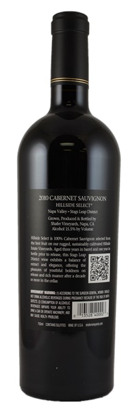 2010 Shafer Vineyards Hillside Select Cabernet Sauvignon, 750ml