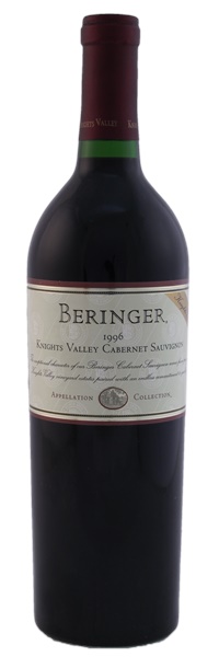 1996 Beringer Knights Valley Cabernet Sauvignon, 750ml