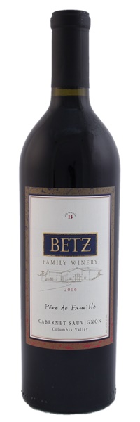2006 Betz Family Winery Père de Famille Cabernet Sauvignon, 750ml