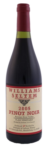 2005 Williams Selyem Flax Vineyard Pinot Noir, 750ml