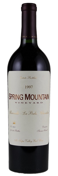 1997 Spring Mountain Vineyard Miravalle La Perla Chevalier Vineyard (Red), 750ml