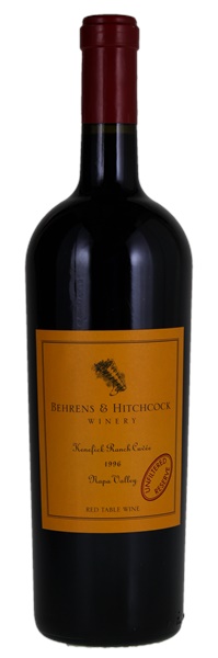 1996 Behrens & Hitchcock Kenefick Ranch Cuvee Unfiltered Reserve Red Table Wine, 750ml