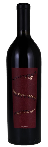 2004 Switchback Ridge Peterson Family Vineyard Cabernet Sauvignon, 750ml