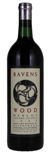 1986 Ravenswood Merlot, 750ml