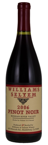 2006 Williams Selyem Russian River Valley Pinot Noir, 750ml
