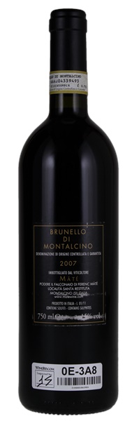 2007 Máté Brunello di Montalcino, 750ml