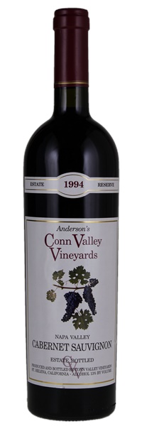 1994 Anderson's Conn Valley Estate Reserve Cabernet Sauvignon, 750ml