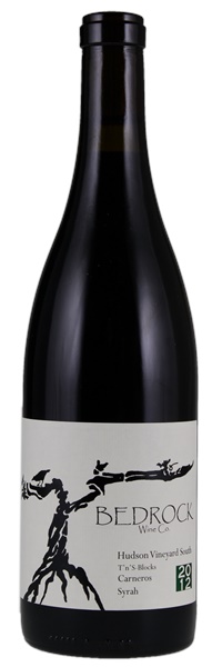 2012 Bedrock Wine Company Hudson Vineyard South T'n'S-Blocks Syrah, 750ml