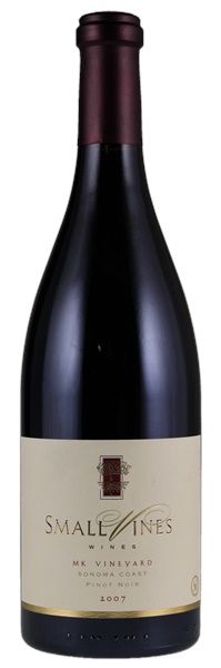 2007 Small Vines Wines MK Vineyard Pinot Noir, 750ml