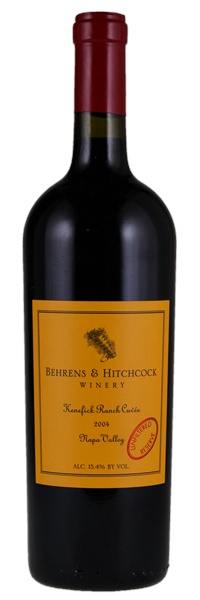 2004 Behrens & Hitchcock Kenefick Ranch Cuvee Unfiltered Reserve Red Table Wine, 750ml