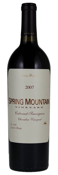 2007 Spring Mountain Chevalier Vineyard Cabernet Sauvignon, 750ml