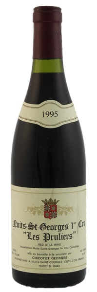 1995 Georges Chicotot Nuits-St.-Georges Les Pruliers, 750ml