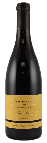 2012 Gary Farrell Rochioli-Allen Vineyards Pinot Noir, 750ml