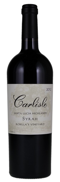 2012 Carlisle Rosella's Vineyard Syrah, 750ml